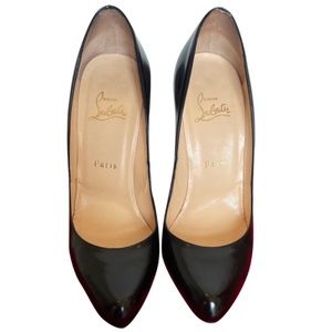 Christian Louboutin Glossy Jazz Leather Pimps - 38